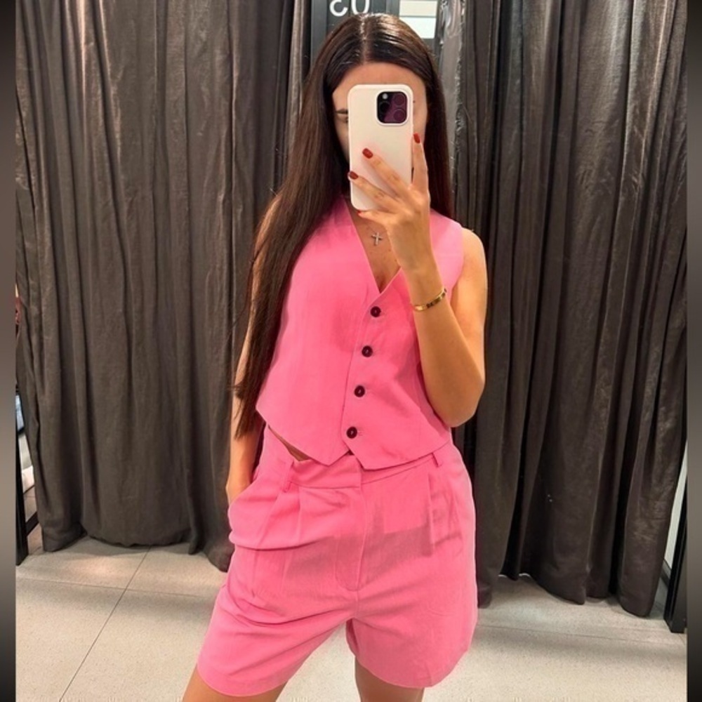 ZARA 2 Piece Set sleeveless vest and shorts 5320/767